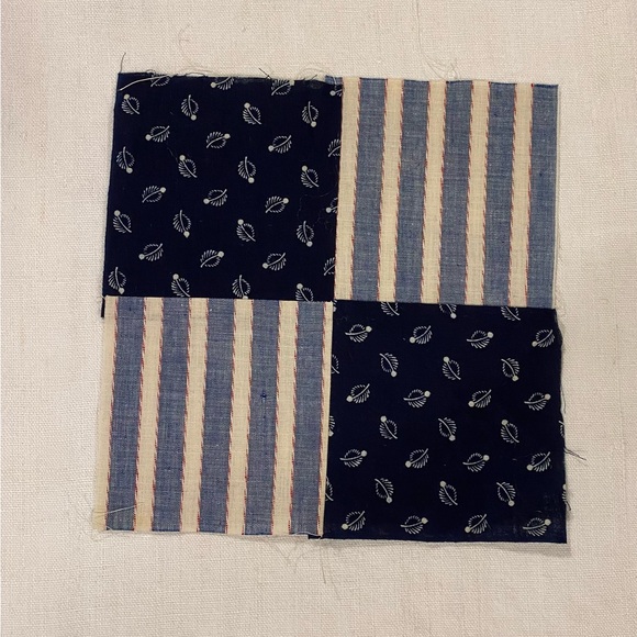 Vintage quilt blocks  - for sewing - collection of 4 blocks -crafts / display - Picture 6 of 13